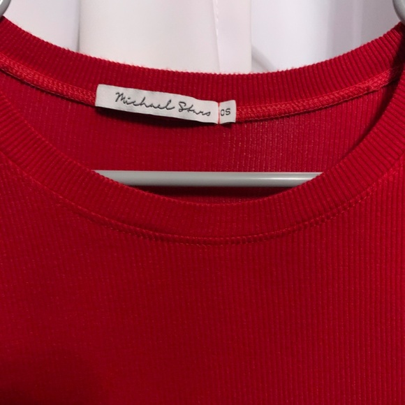 Michael Stars Crop Top, Long Sleeve - Picture 2 of 4